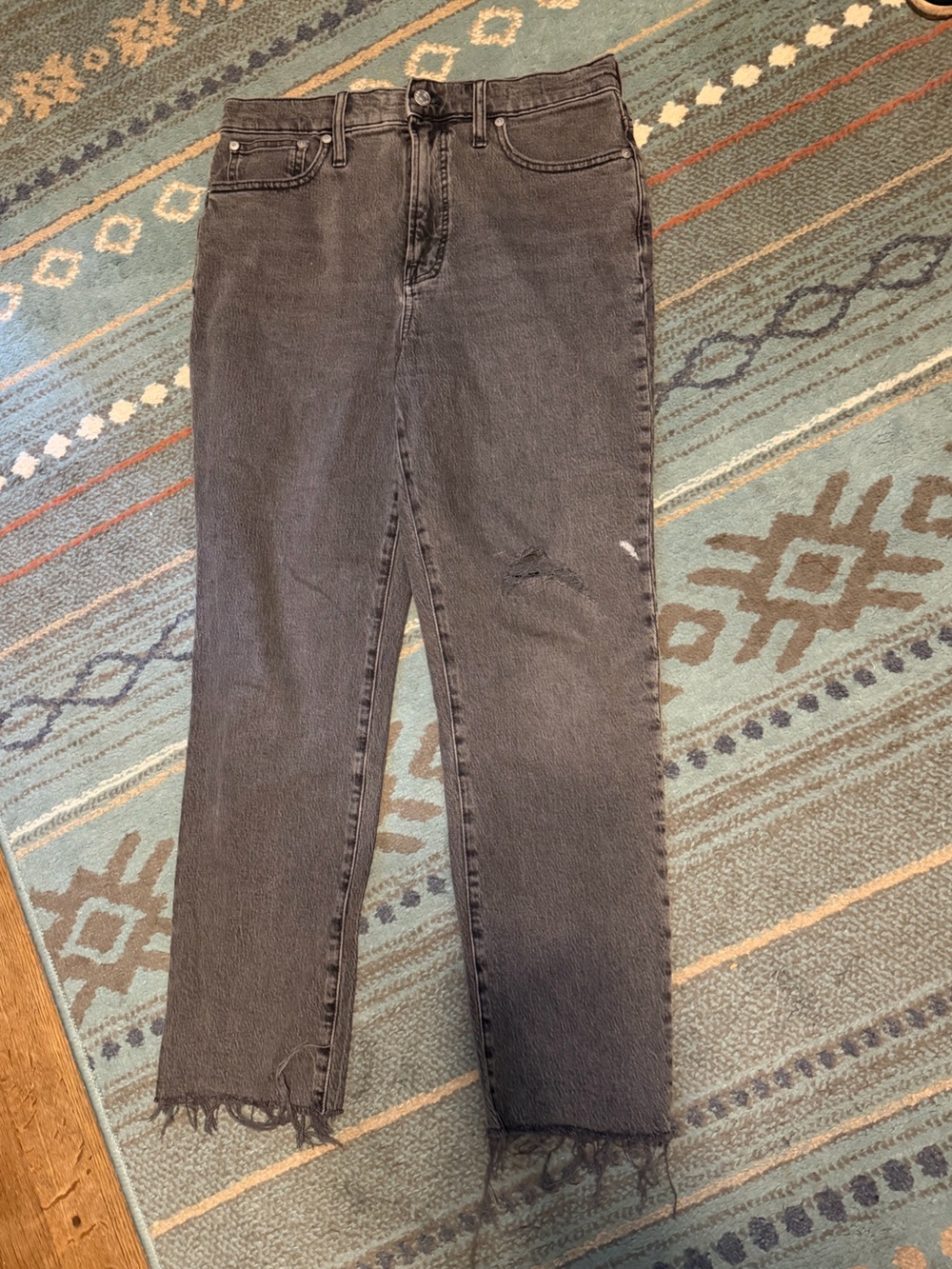 Madewell Black High-Rise Skinny Jeans
